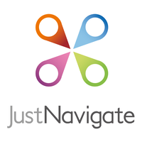 Just Navigate logo, Just Navigate contact details