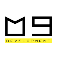 M9 development logo, M9 development contact details