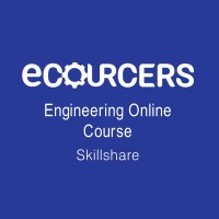 eCourcers logo, eCourcers contact details