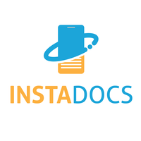 InstaDocs logo, InstaDocs contact details