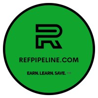 REFPipeline logo, REFPipeline contact details