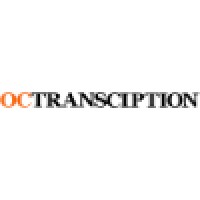 OC Transcription logo, OC Transcription contact details