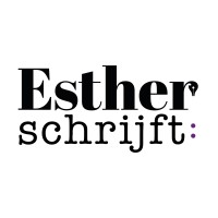 Esther schrijft logo, Esther schrijft contact details