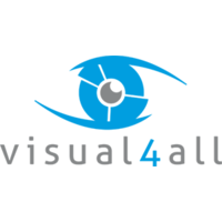 Visual4All logo, Visual4All contact details