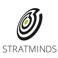 Stratminds logo, Stratminds contact details