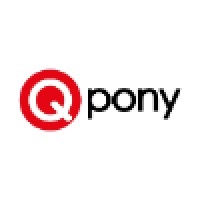 QPONY logo, QPONY contact details