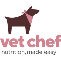 VetChef logo, VetChef contact details