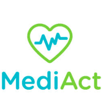 MediAct logo, MediAct contact details