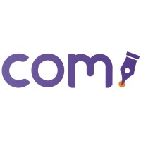 COM. logo, COM. contact details