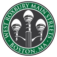 West Roxbury Main Streets logo, West Roxbury Main Streets contact details