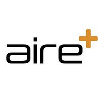 Aire+ logo, Aire+ contact details