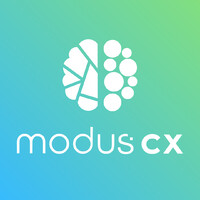 ModusCX logo, ModusCX contact details