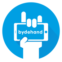 ByDeHand.com logo, ByDeHand.com contact details