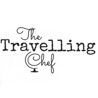 The Travelling Chef logo, The Travelling Chef contact details