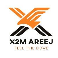 X2 M Areej logo, X2 M Areej contact details