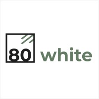 80 White logo, 80 White contact details