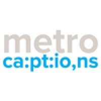 Metro Captions logo, Metro Captions contact details