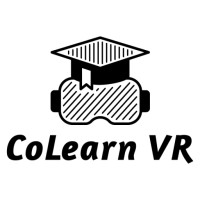 CoLearn VR logo, CoLearn VR contact details