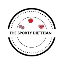 The Sporty Dietitian logo, The Sporty Dietitian contact details