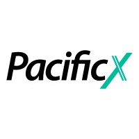 PacificX logo, PacificX contact details