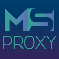 MS Proxy logo, MS Proxy contact details