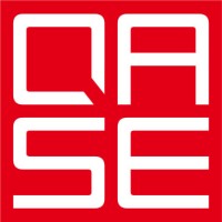 QASE logo, QASE contact details