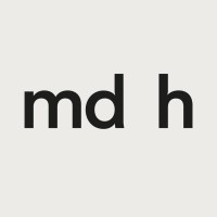 MD House logo, MD House contact details