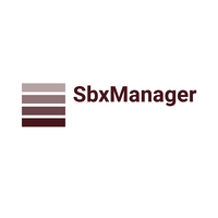 SbxManager logo, SbxManager contact details