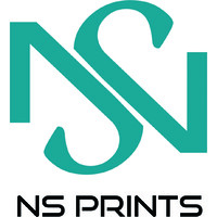 N S Prints logo, N S Prints contact details