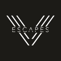 V Escapes logo, V Escapes contact details