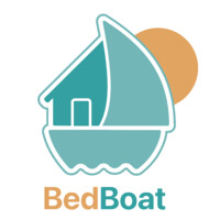 BedBoat logo, BedBoat contact details