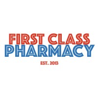 First Class Pharmacy logo, First Class Pharmacy contact details