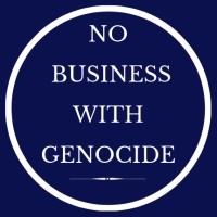 No Business With Genocide logo, No Business With Genocide contact details