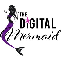 The Digital Mermaid logo, The Digital Mermaid contact details