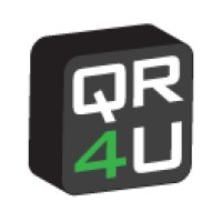 QR4U logo, QR4U contact details