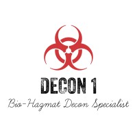 DECON-1 logo, DECON-1 contact details