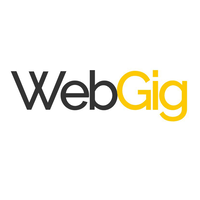 WebGig logo, WebGig contact details