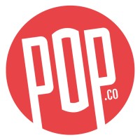 POP.co logo, POP.co contact details