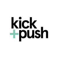 Kick + Push logo, Kick + Push contact details