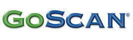 GoScan logo, GoScan contact details