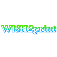 WISH2print logo, WISH2print contact details