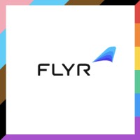 FLYR logo, FLYR contact details