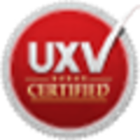 UXV Certification Program logo, UXV Certification Program contact details