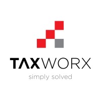 TaxWorx logo, TaxWorx contact details