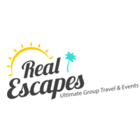 RealEscapes logo, RealEscapes contact details