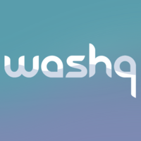 WashQ logo, WashQ contact details