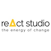 reAct studio logo, reAct studio contact details