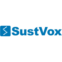 SustVox logo, SustVox contact details