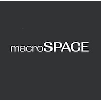 macroSPACE logo, macroSPACE contact details