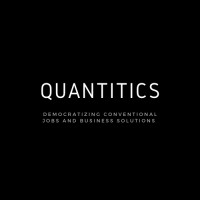 Quantitics logo, Quantitics contact details